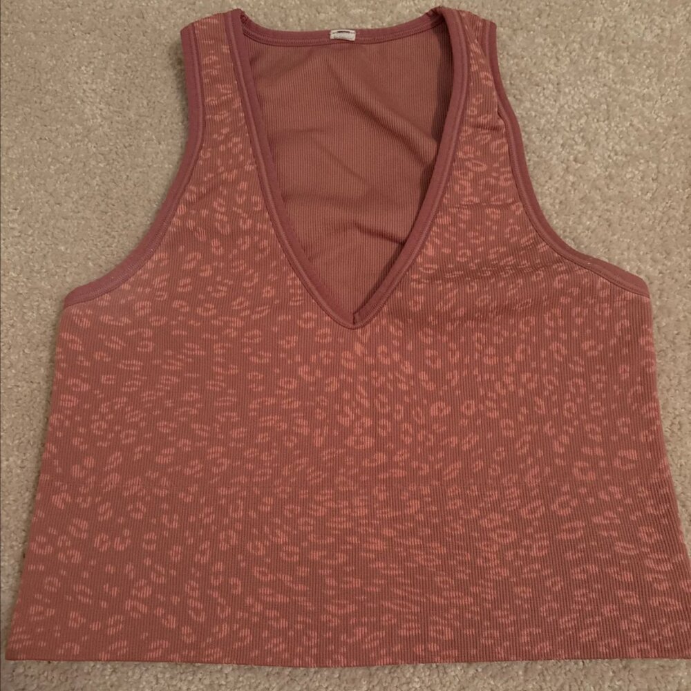 Athleta Top Size Small Leopard Print